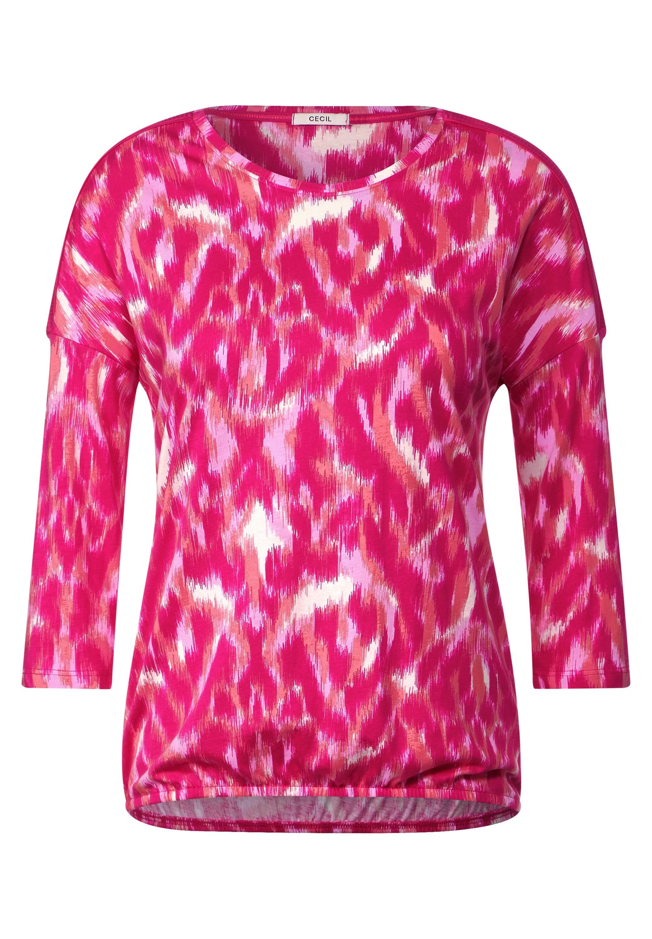 CECIL 3/4-Arm-Shirt mit allover Print