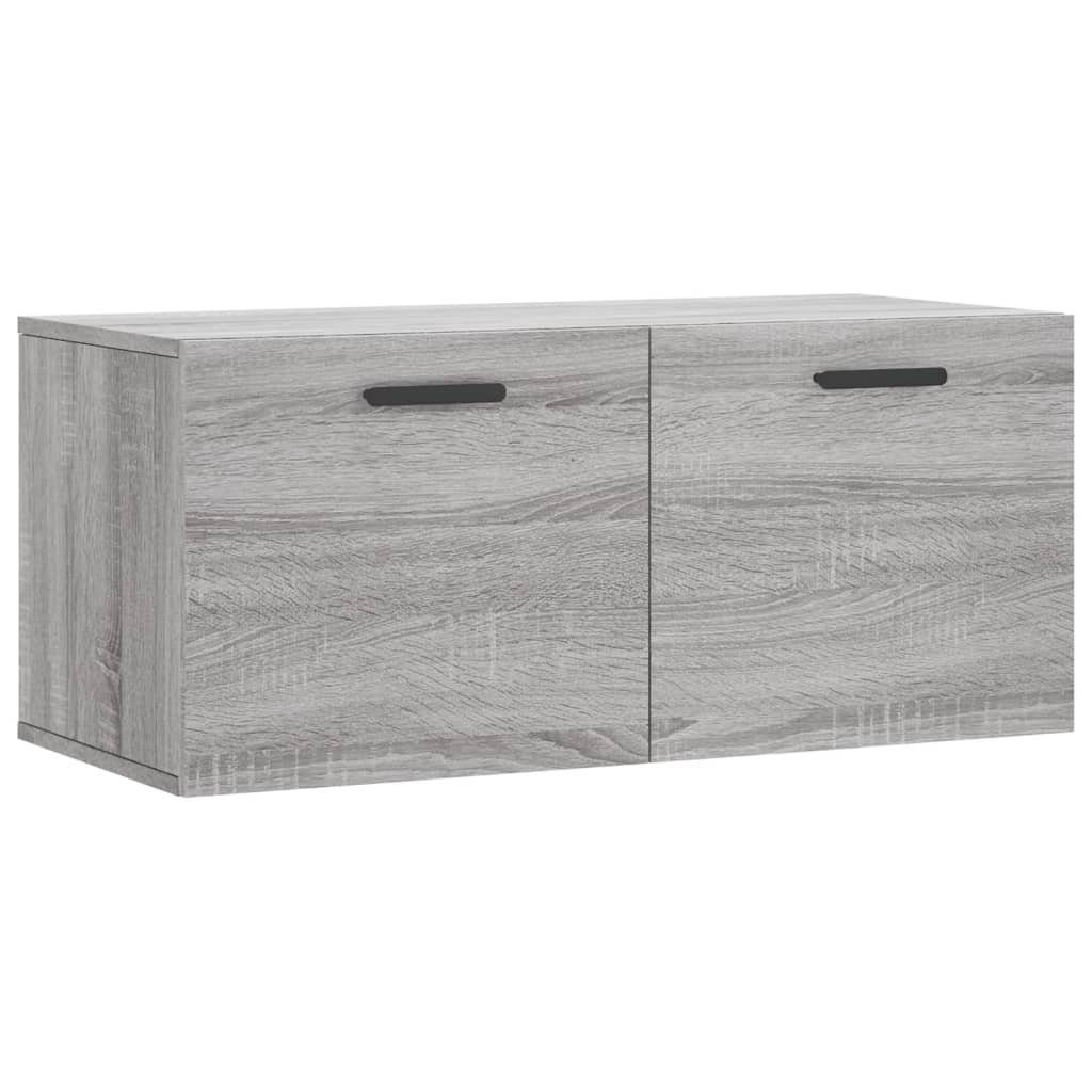 vidaXL Hängeschrank Wandschrank Grau Sonoma 80x36,5x35 günstig online kaufen