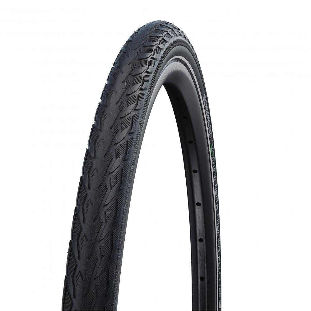 Schwalbe Fahrradreifen Schwalbe Reifen Reifen Delta Cruiser Plus 28x2.00 50-622 schwarz Refle