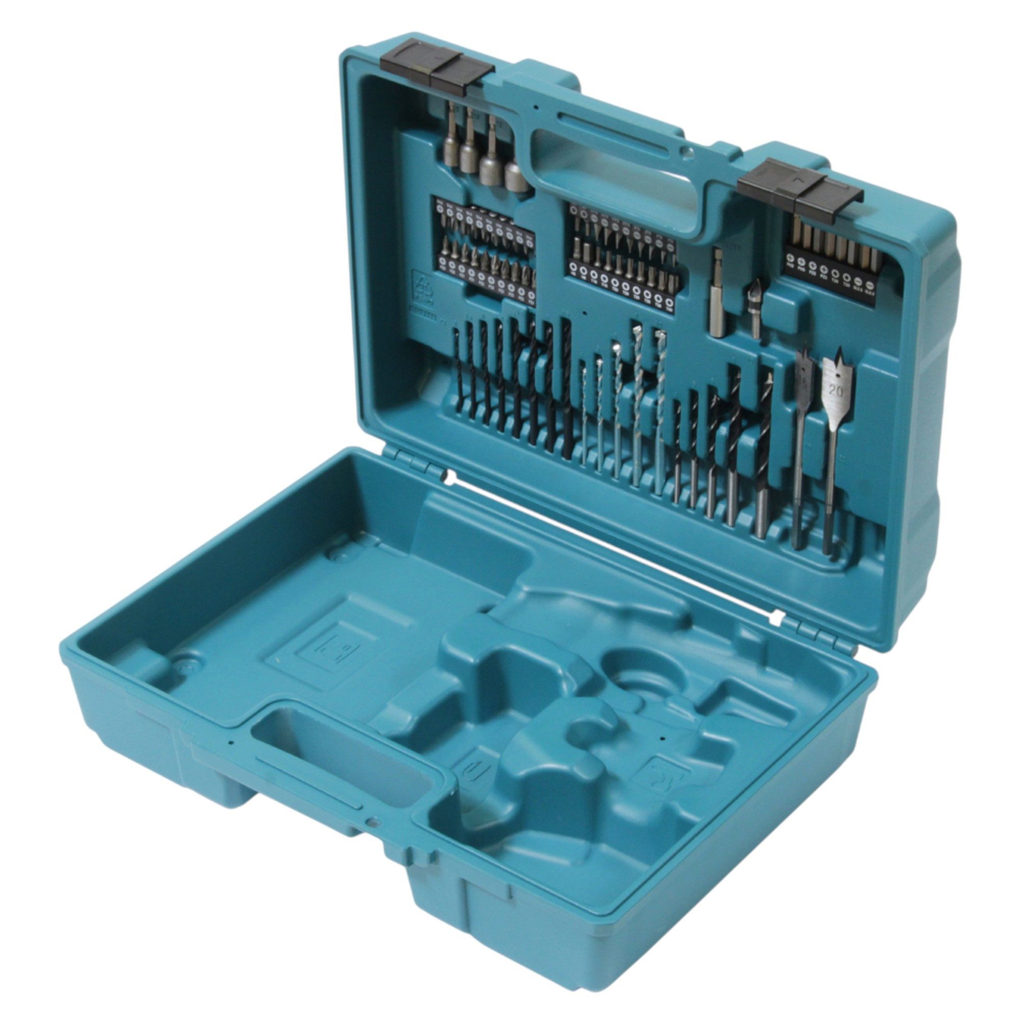 Makita Bit-Set 1831K0-9 Koffer mit 74 tlg. Bit und Bohrer Set 420 x 320 x 135 mm