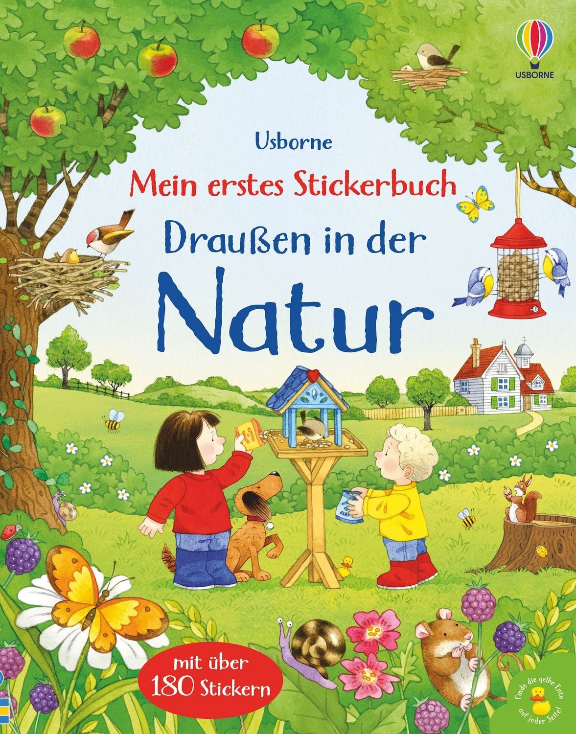 Mein erstes Stickerbuch: Draußen in der Natur / Kate Nolan, mit über 180 Stickern