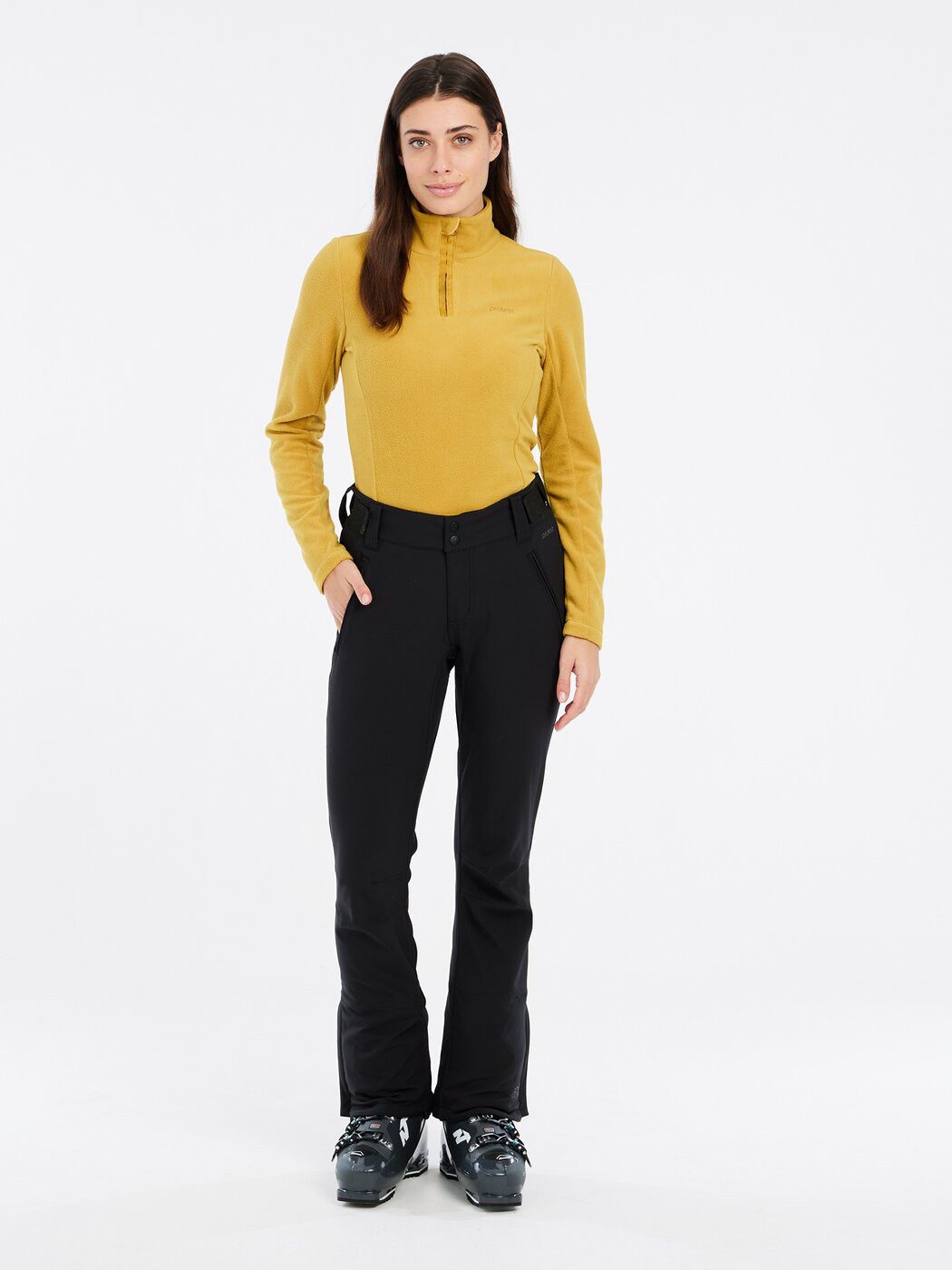 Protest Rollkragenpullover MUTEZ 1/4 zip top 757 Oliveoil Green