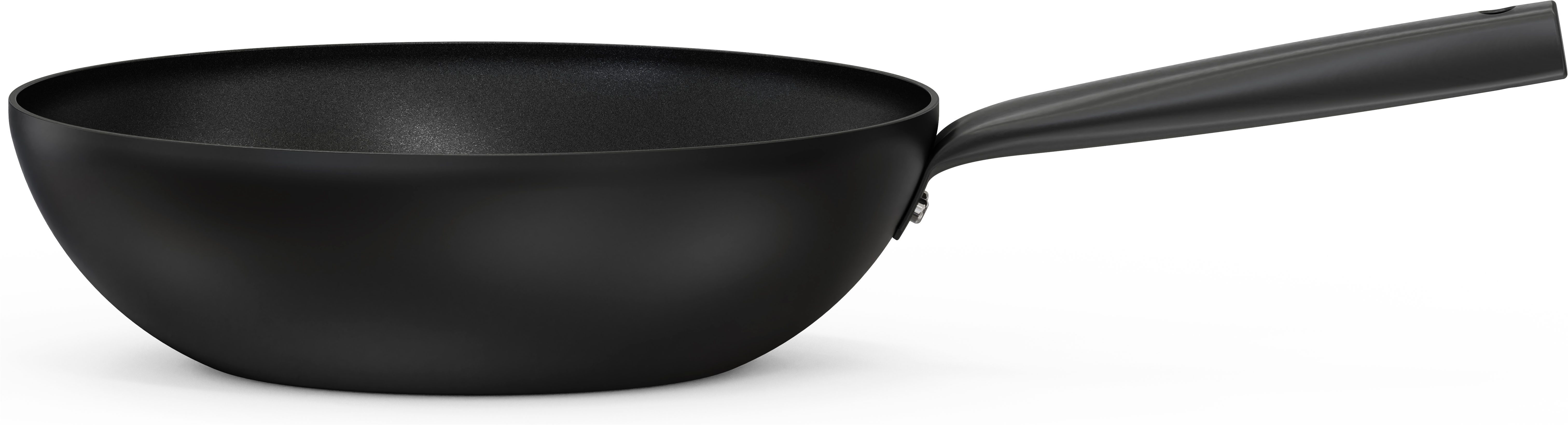 Hanseatic Wok ALU BASIC, Aluminium (1-tlg), Pfanne mit Antihaftbeschichtung, für alle Herdarten, inkl. Induktion