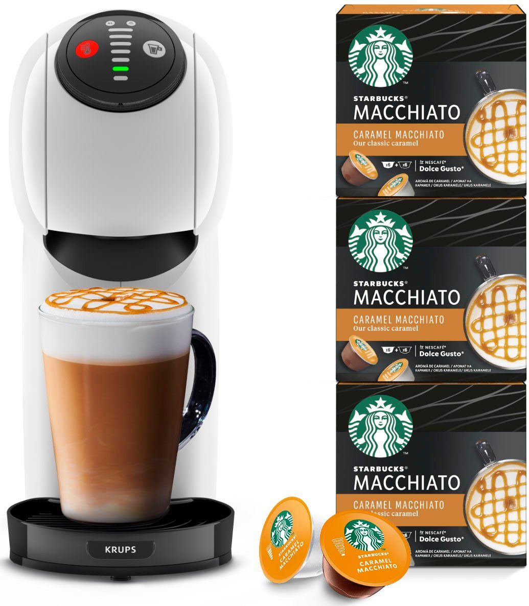NESCAFɮ Dolce Gusto® Kapselmaschine KP2401 Genio S, inkl. 3 Pakete Starbucks Caramel Macchiato im Wert von UVP 16,47€