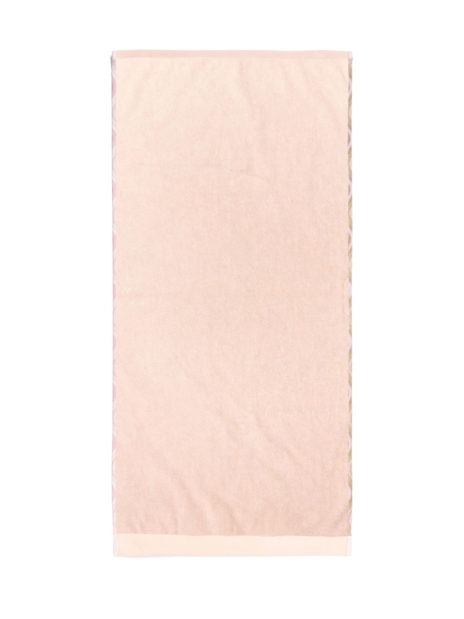 mit pink Sol, Handtücher Darling Essenza (1-St), Frottier-Velours fließenden Linien