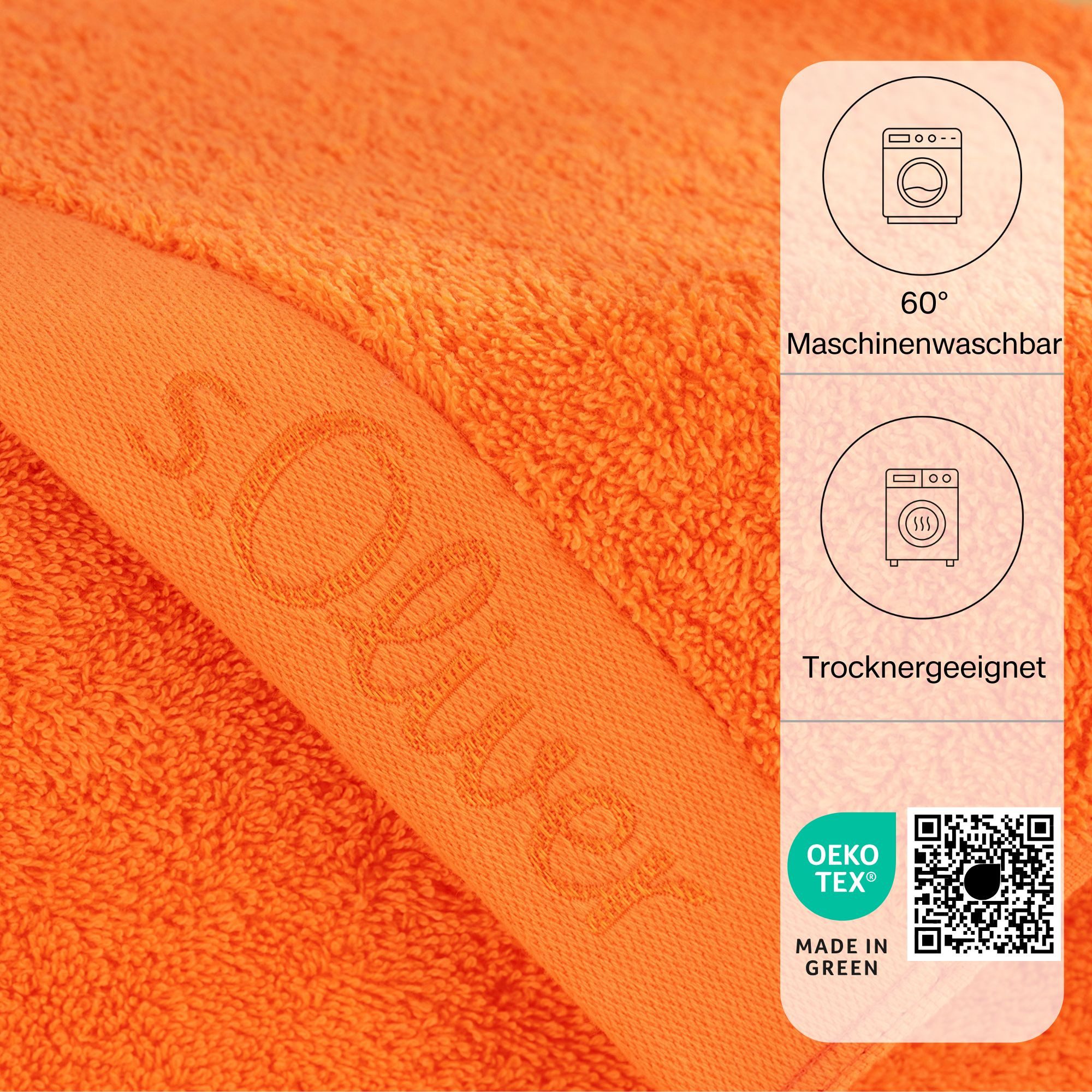 s.Oliver Gästehandtuch s.Oliver, Premium Qualität, 600 gr/m², auch als Sets erhältlich, Walkfrottier (1-St), große Farbauswahl, auch als Duschtuch, Waschhandschuh, Handtuch