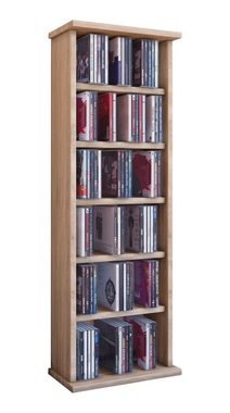 VCM CD-Regal Holz CD DVD Stand Regal Schrank Ständer Vostan, 1-tlg.