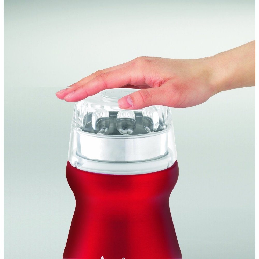 Moulinex Kaffeemühle AR1105 - Kaffeemühle - red ruby/metallicrot-weiß