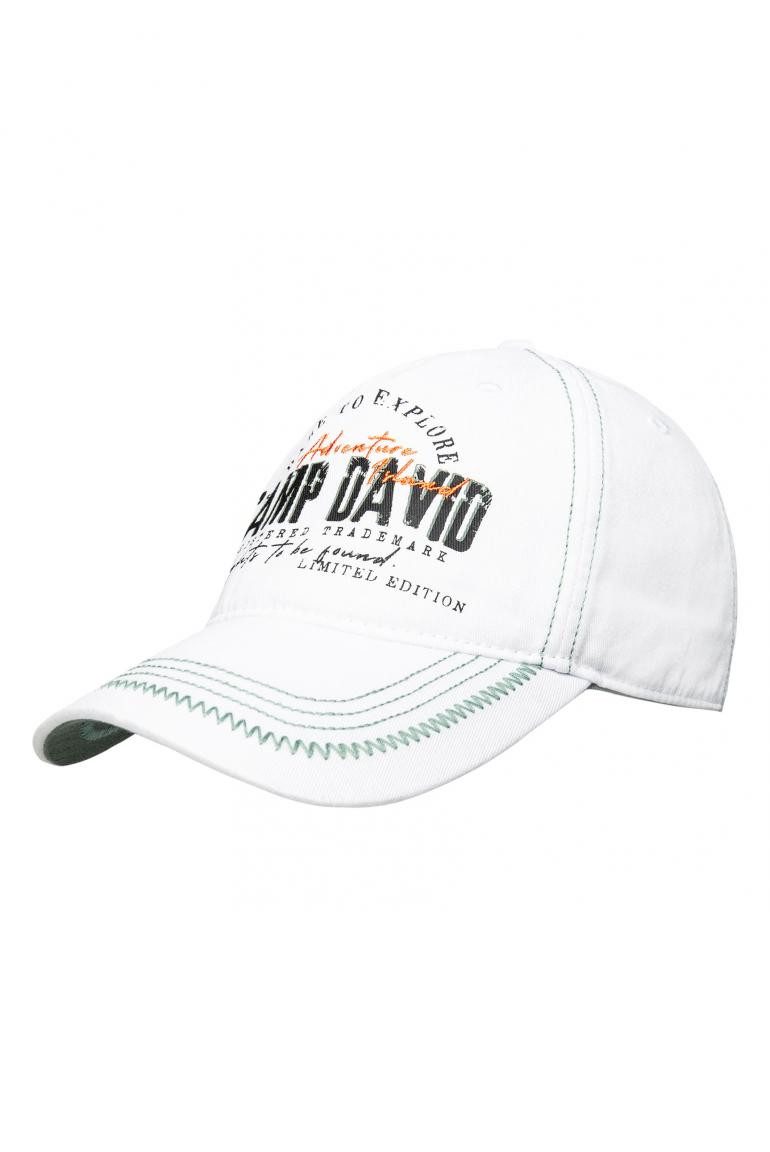 CAMP DAVID Baseball Cap mit Artwork und Zickzacknaht günstig online kaufen