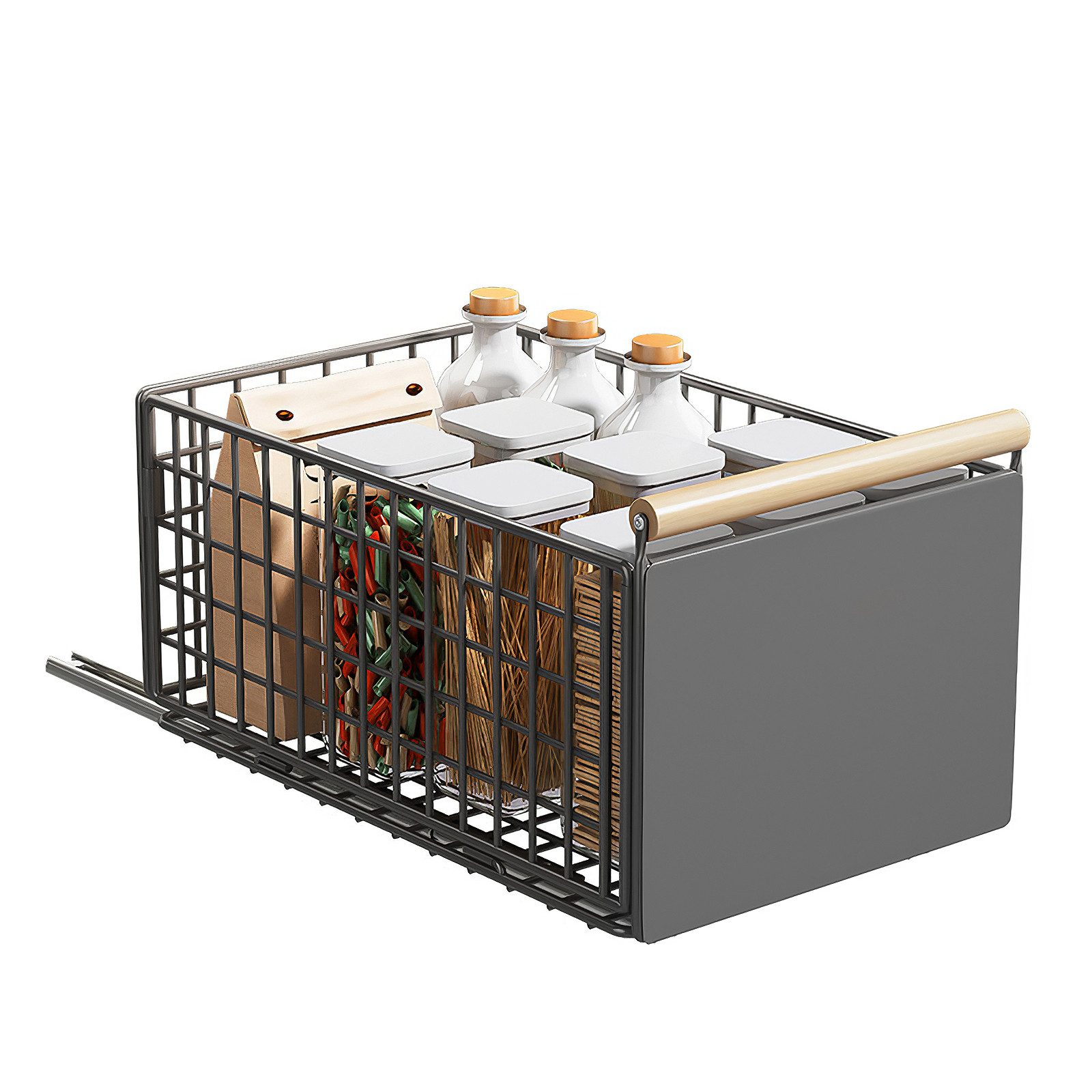 BlingBin Küchenregal Teleskopschublade Schublade Faltbare Erweiterbar Küche günstig online kaufen