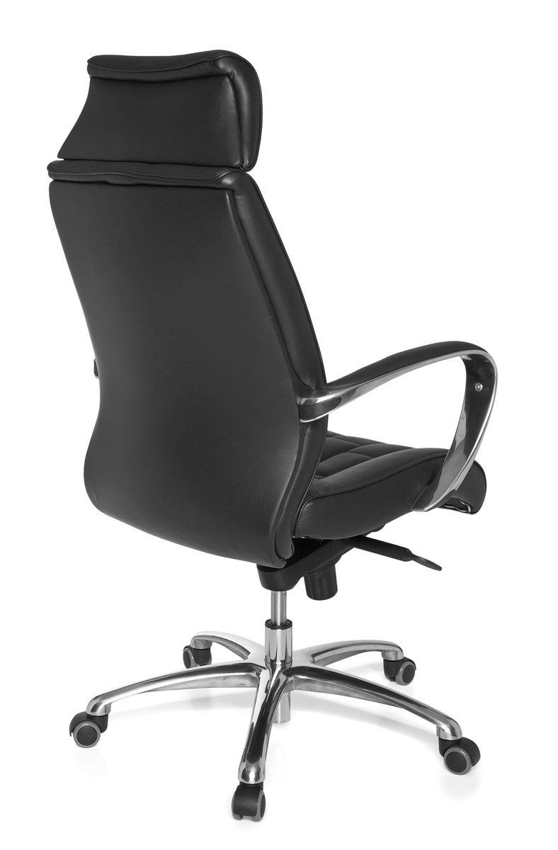 ergonomisch Komfortabel Echtleder, (120kg) Chefsessel KADIMA mit Chefsessel DESIGN & XXL