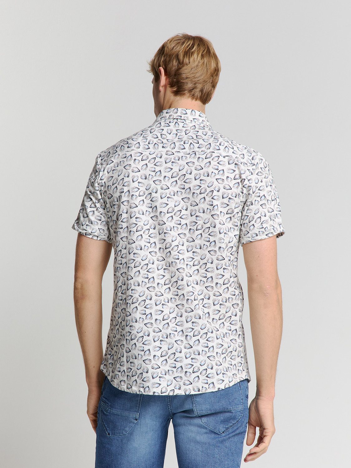 NO EXCESS Langarmhemd No Excess Jersey-Hemd günstig online kaufen