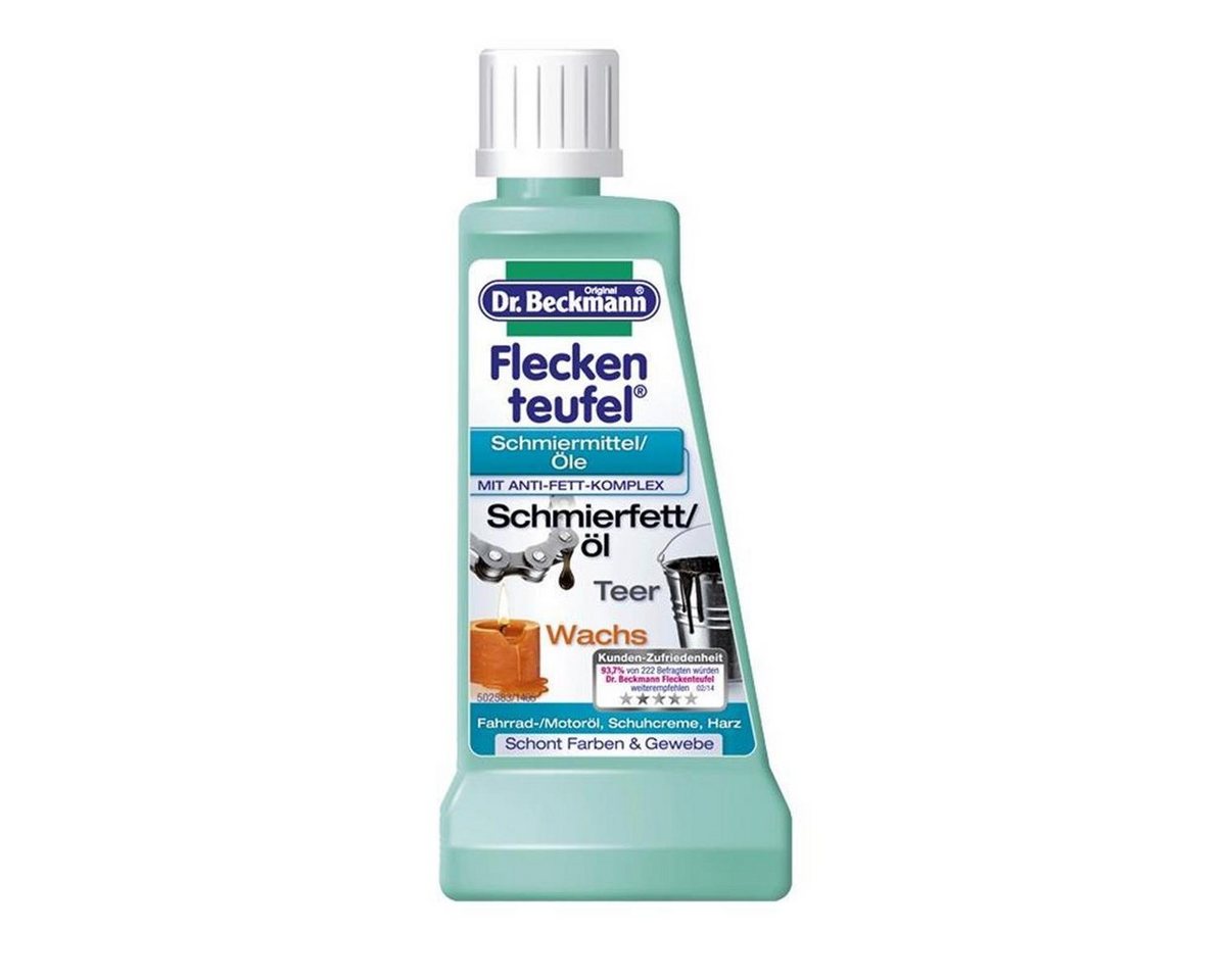 Thumbnail - Dr. Beckmann Dr. Beckmann Fleckenteufel Schmiermittel / Öle 50 ml - Mit Anti-Fett-K Fleckentferner