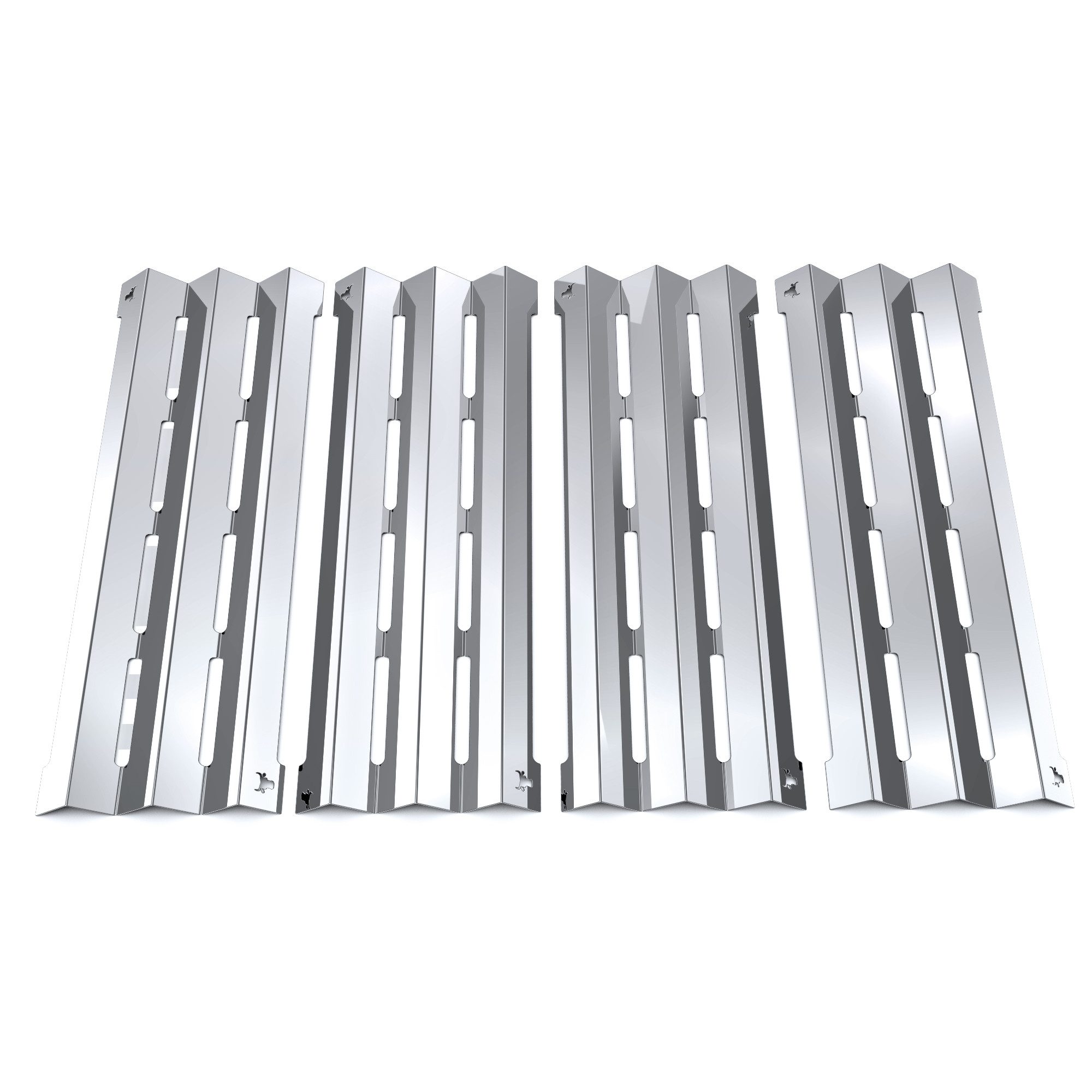 tuning-art Grillerweiterung GA22 Brennerabdeckung Set V2A Edelstahl für Napoleon Triumph T495