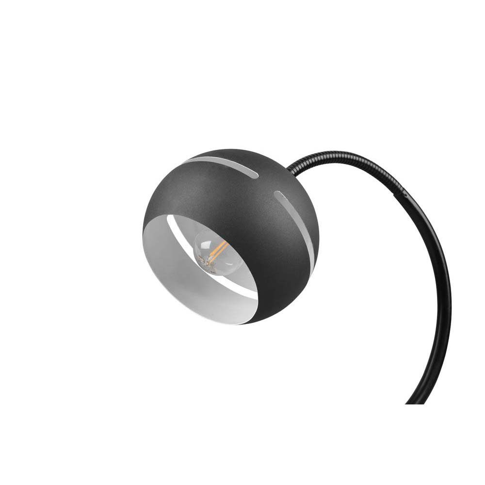 etc-shop LED Tischleuchte, Tischlampe Nachttischleuchte schwarz Leselampe Touch Schreibtischlampe