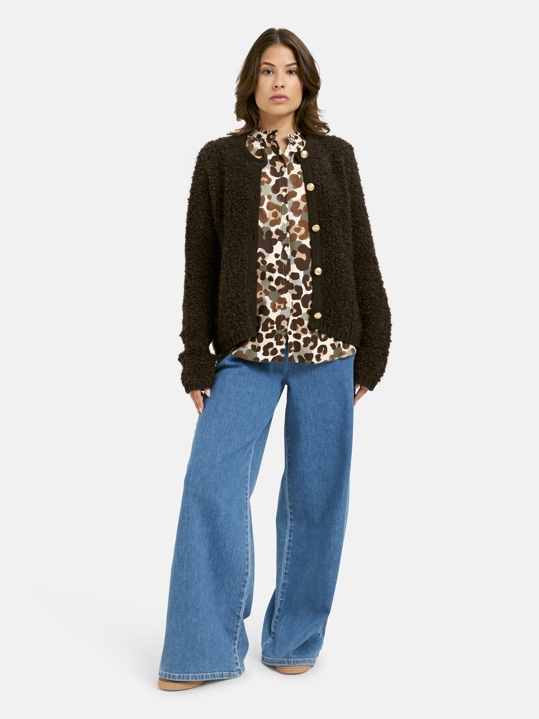 Smith & Soul Steppweste BOUCL BUTTON CARDIGAN