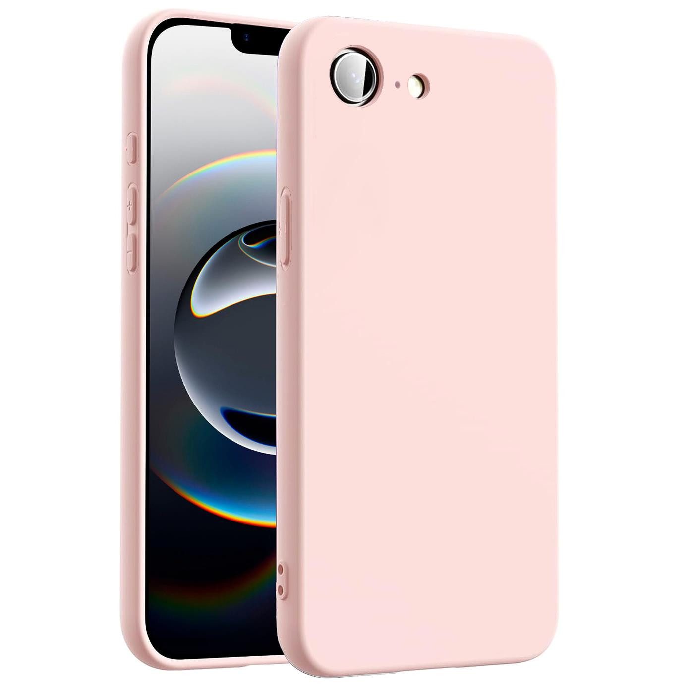 CoolGadget Handyhülle Silikon Colour Series Slim Case für Apple iPhone 16e 6,1 Zoll, Hülle weich Handy Cover für iPhone 16e Schutzhülle Innenfleece