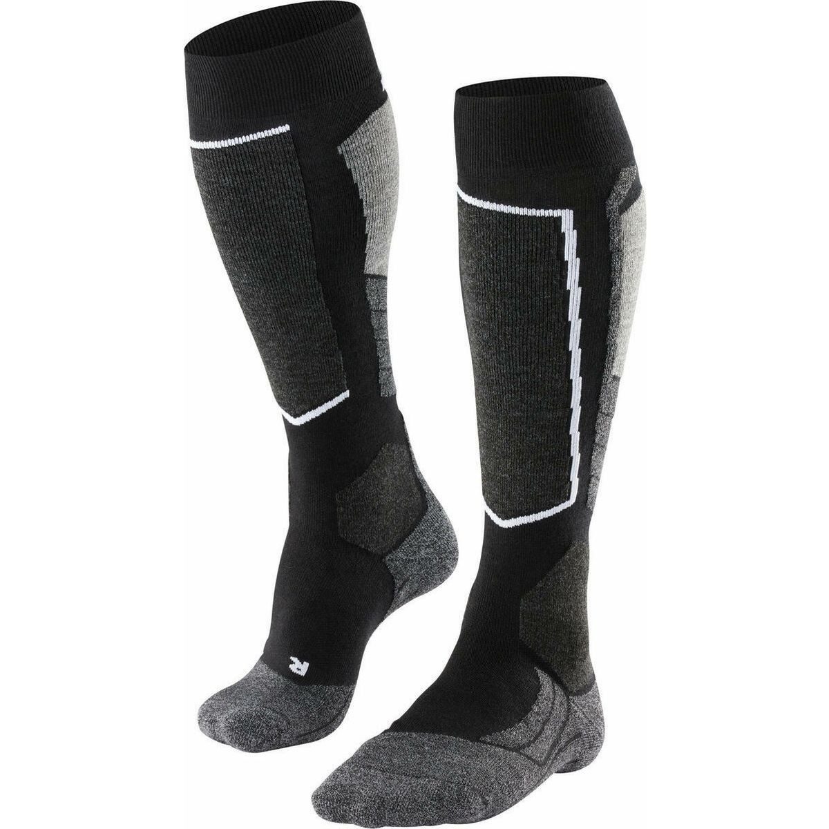 FALKE Funktionssocken SK2 Intermediate Herren Skiing Kniestrümpfe Optimale Skisocken für Freizeit-Skifahrer mit mittlerer Polsterung