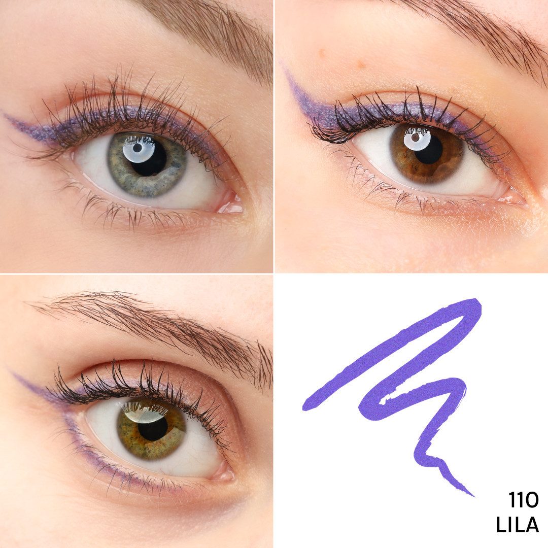 Cosline Cosmetics Kajal wasserfest, langanhaltend, cremig, 25 Farben, intensive Pigmentierung