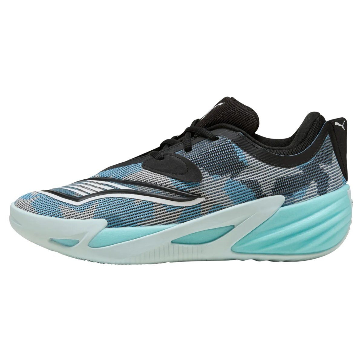 PUMA Hallen-Indoorschuhe All-Pro Nitro™ 2 (Basketball) 2025 blau/bunt Badmintonschuh