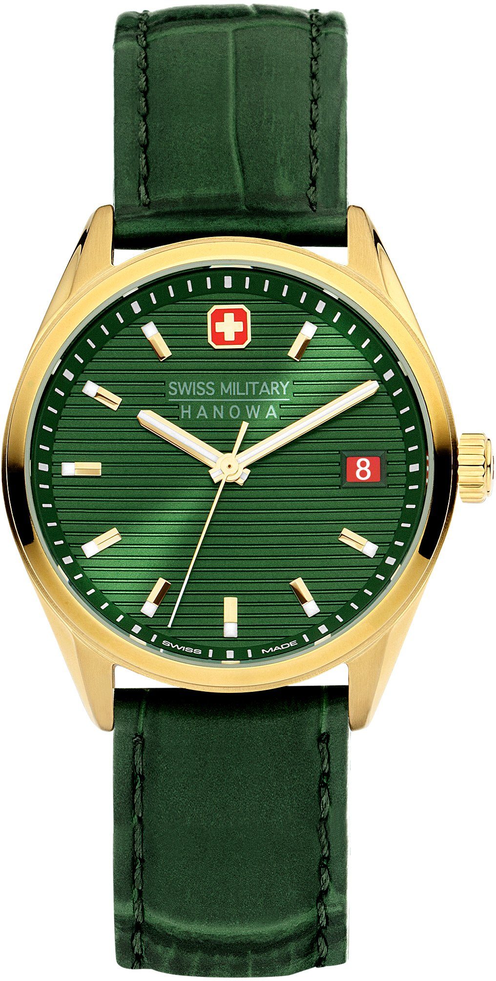 Swiss Military Hanowa Quarzuhr ROADRUNNER LADY, SMWLB2200211, Armbanduhr, Damenuhr, Swiss Made, Datum, Saphirglas, analog