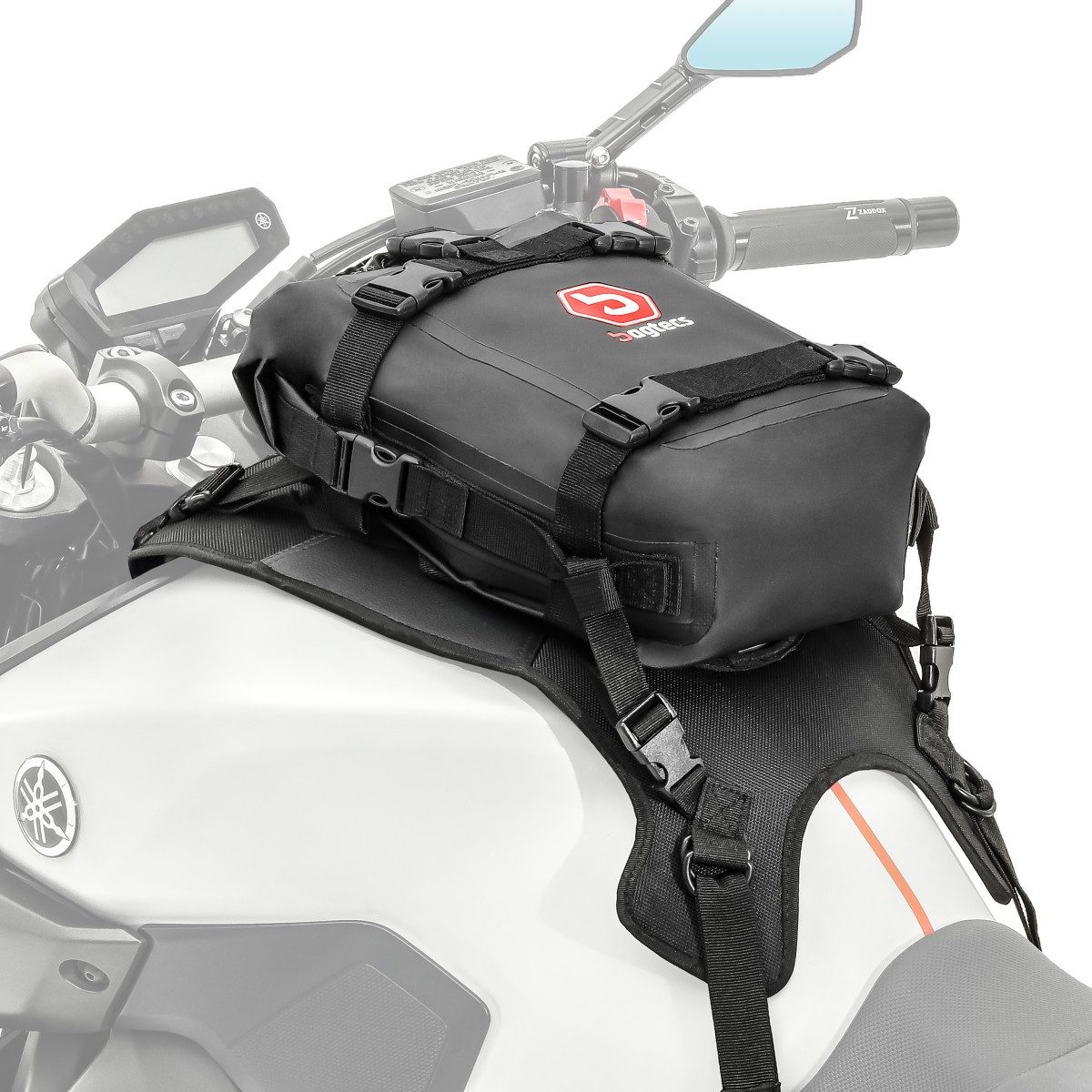 Bagtecs Kofferset Tankrucksack mit Riemen Befestigungssystem wasserdicht # TB6