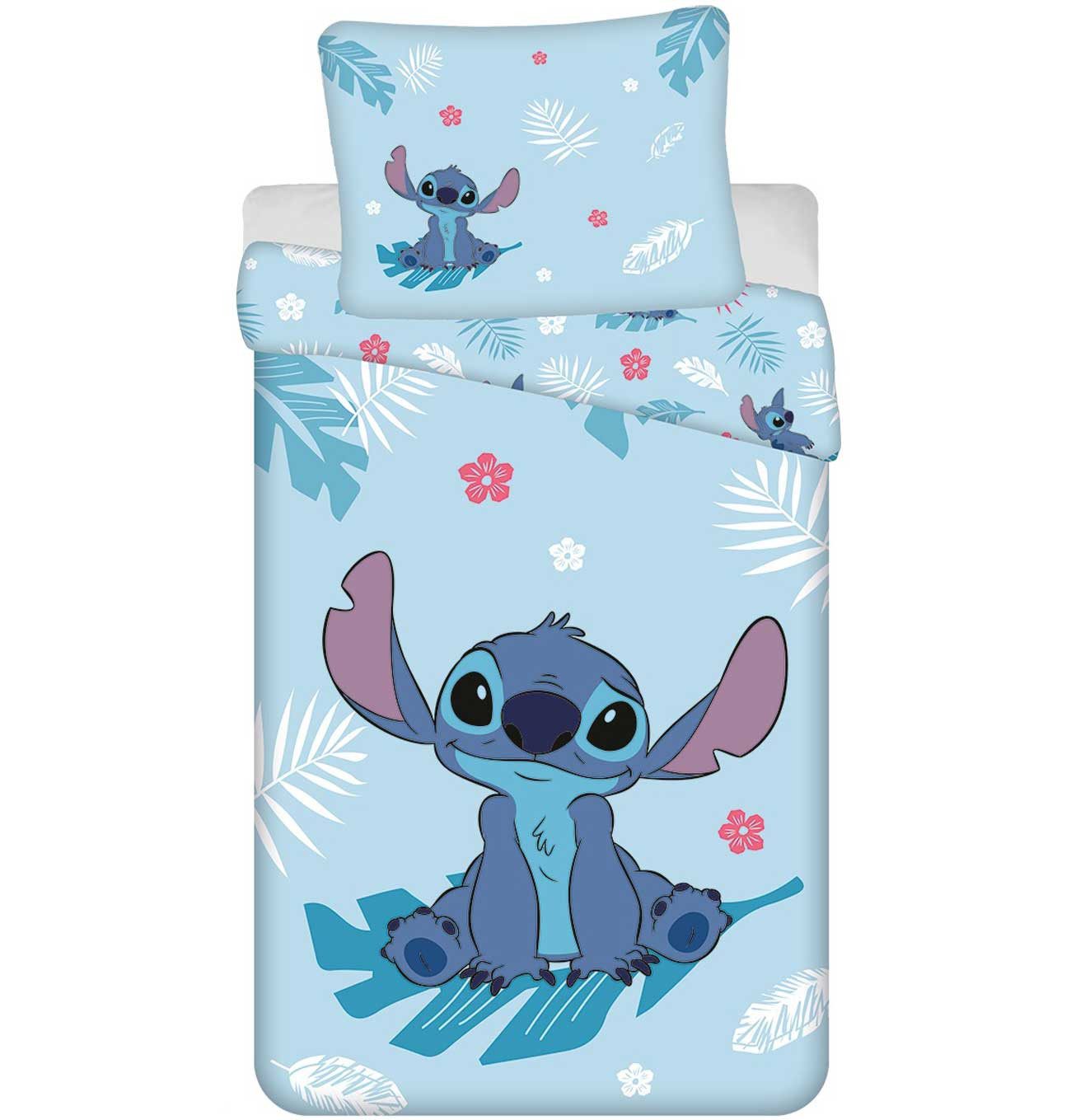 Lilo & Stitch Wendebettbezug Lilo und Stitch blaue Wende Bettwäsche Kissenb günstig online kaufen