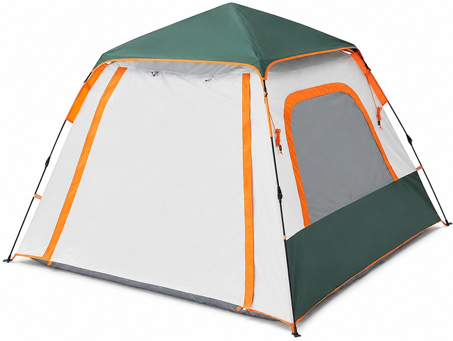 Diyarts Kuppelzelt Campingzelt 1-2 oder 3-5Personen, Personen: 2 (Einzelzelt, Zelt mit Gestänge, Tragetasche, Heringen, Seilen, Anleitung), Zelt 2 Personen oder 3-4 Personen, wasserdicht, schnell aufbaubar