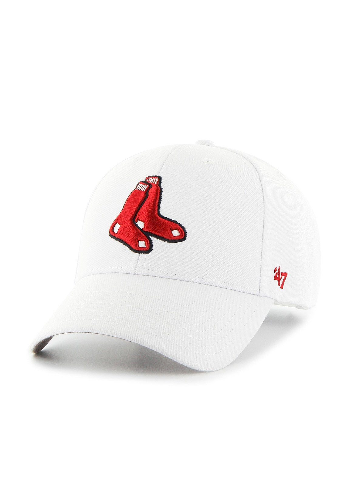 Weiß BOSTON Adjustable SOX Cap B-MVP02WBV-WHA Brand Cap RED Baseball '47 MVP 47 Brand