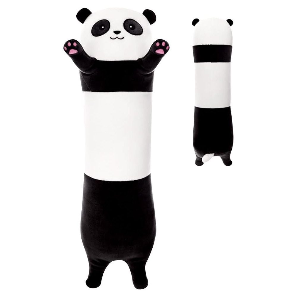 TUWENA Kuscheltier Lange Katze Kuscheltier Stofftiere Katzenplüsch Spielzeug Kuschelkisse, Schönste Geschenke (Rosa,Grau, Braun, 50/70/90/110cm) Mehrere Optionen