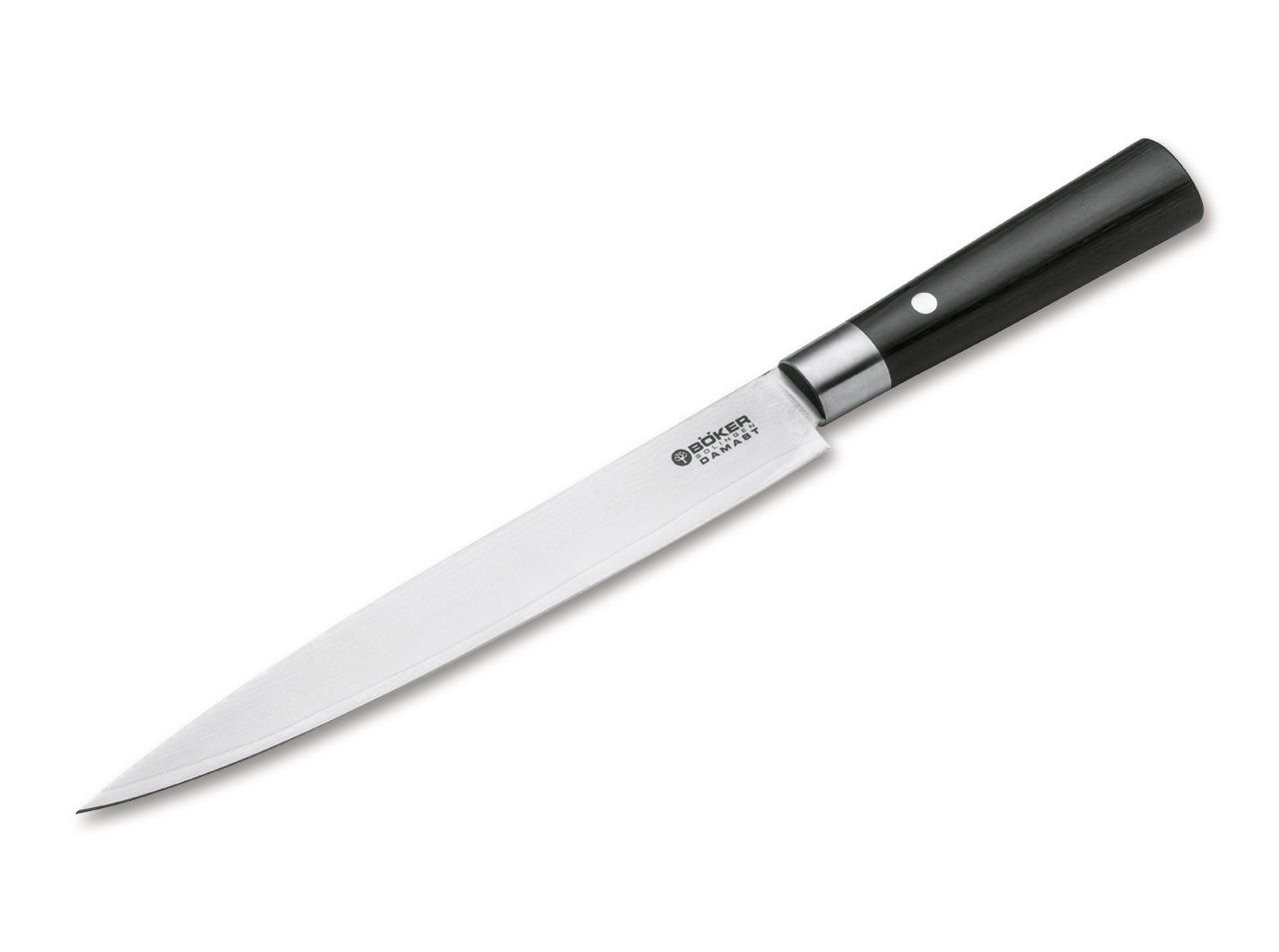 Böker Schinkenmesser Böker Damast Black Schinkenmesser, Schichtholzgriff, Böker Damast Black Schinkenmesser, Schichtholzgriff