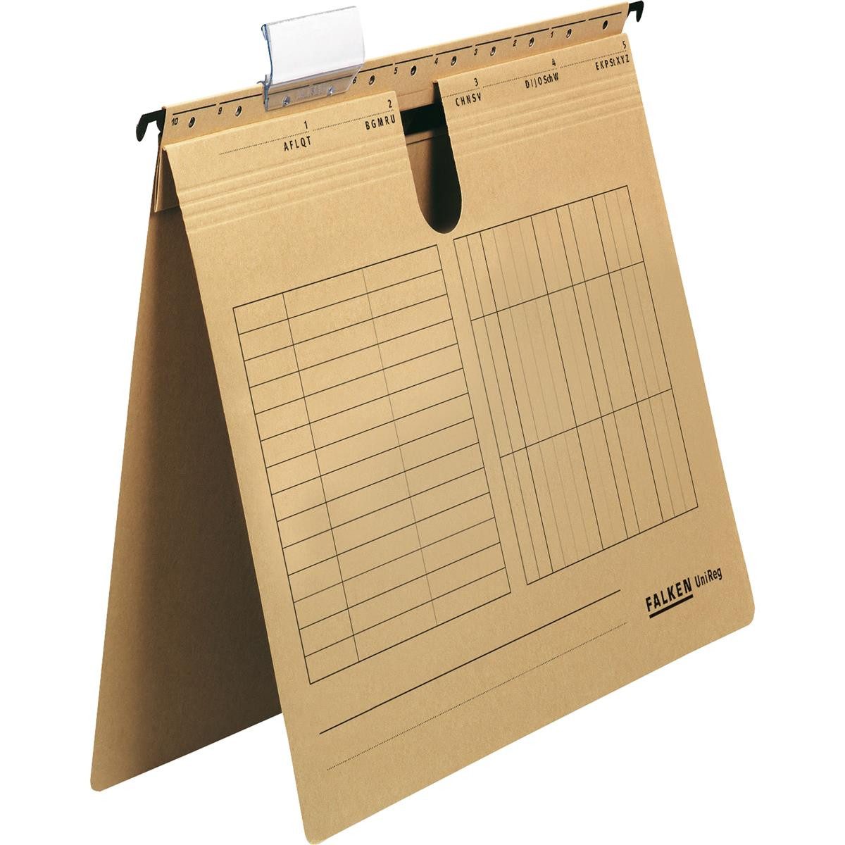 Falken Hängeordner Falken Hängehefter 11287869 kaufm. Heftung braun 5 St./Pack.