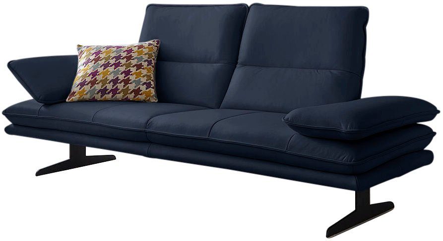 W.SCHILLIG 2-Sitzer broadway, Sitztiefenverstellung, Kopfteil- & Seitenteilverstellung, Breite 216cm