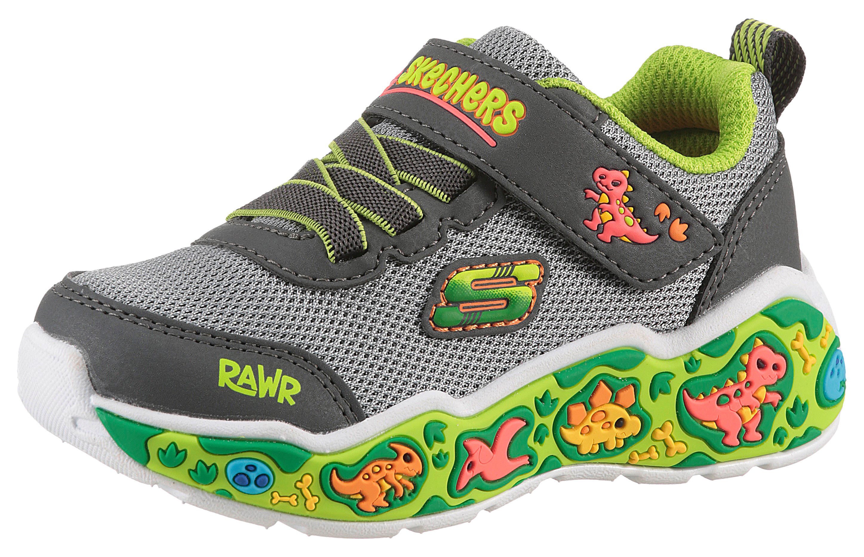 Skechers PLAY SCENE Lauflernschuh, Sneaker, Babyschuh mit Klettverschluss, Größenschablone zum Download