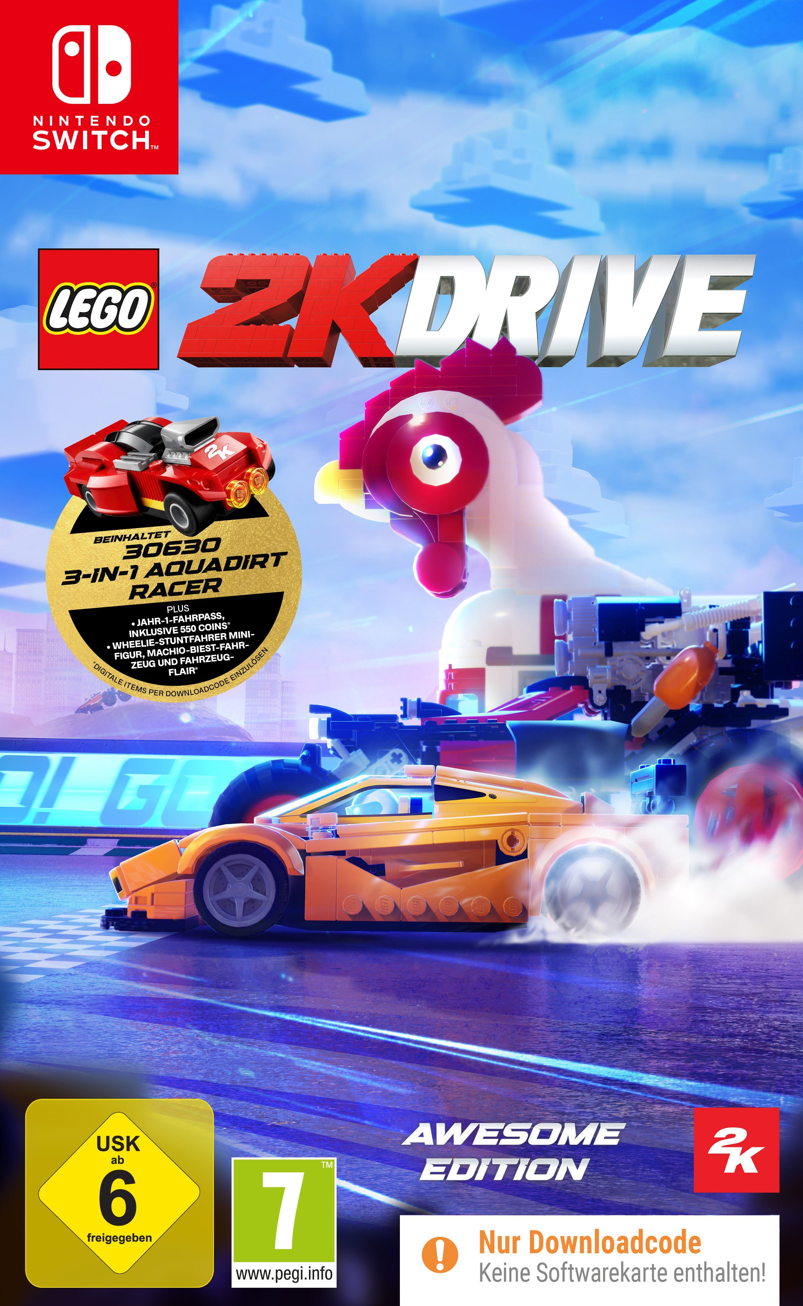 Lego 2K Drive AWESOME - Code in the Box Nintendo Switch