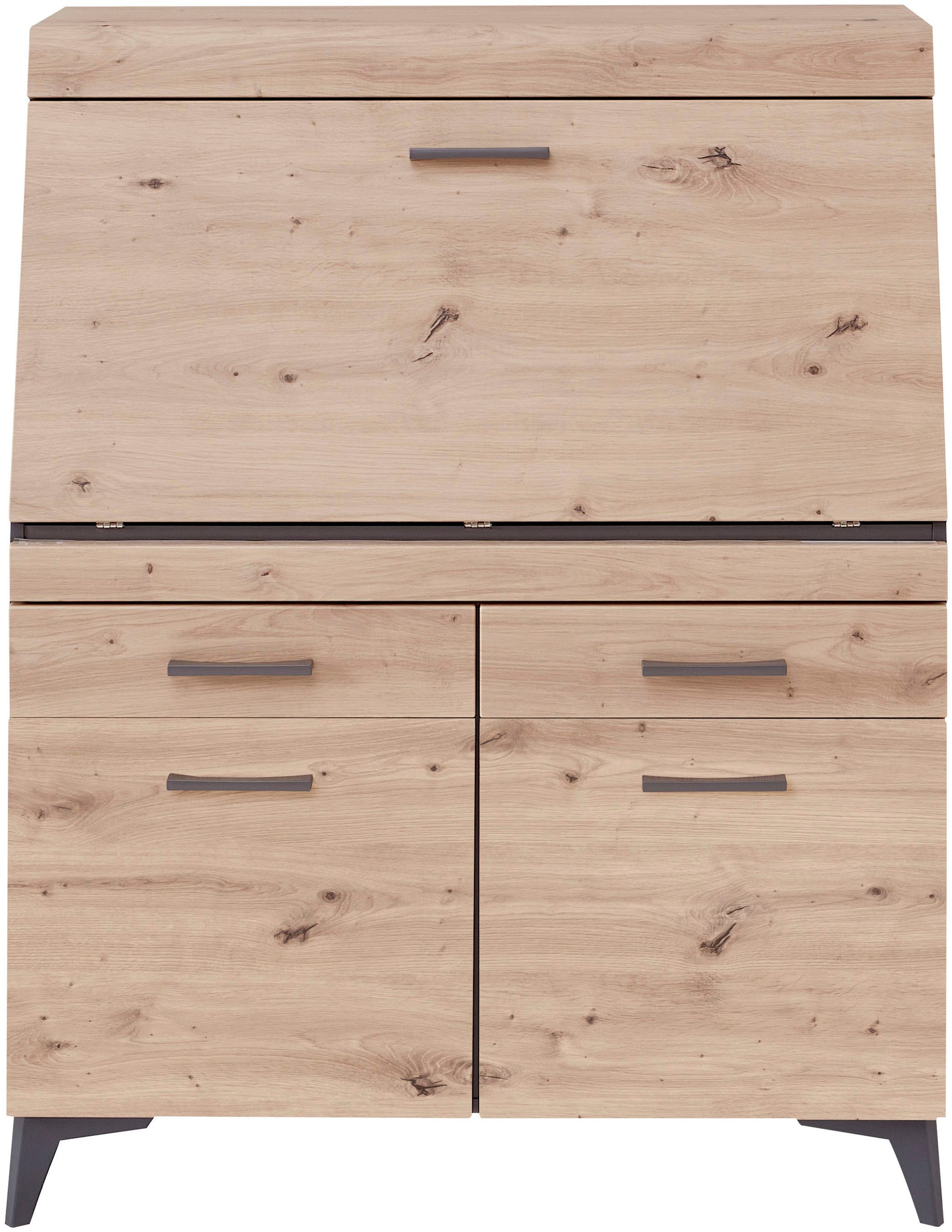 Innostyle Sekretär SECRET, Stauraumschrank, mit Monitor-/Laptopfach, Soft-Close, Breite 98 cm
