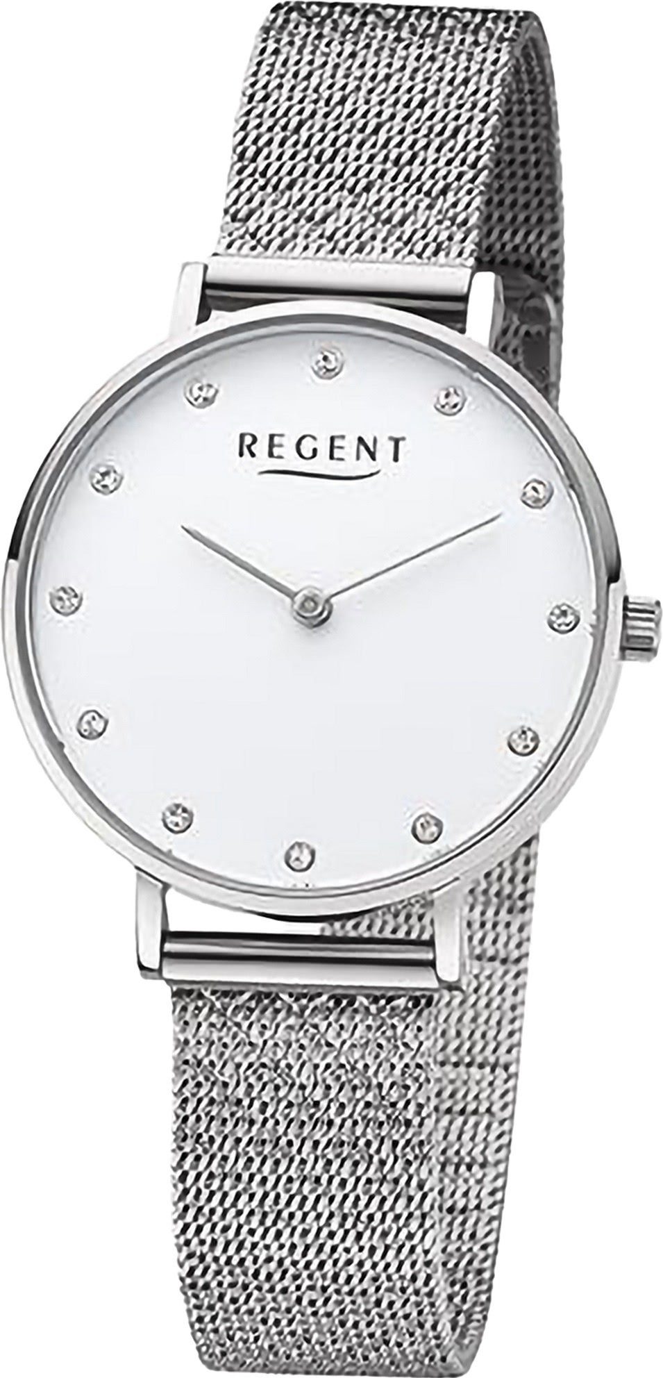 Quarzuhr Regent Damen Armbanduhr Analog
