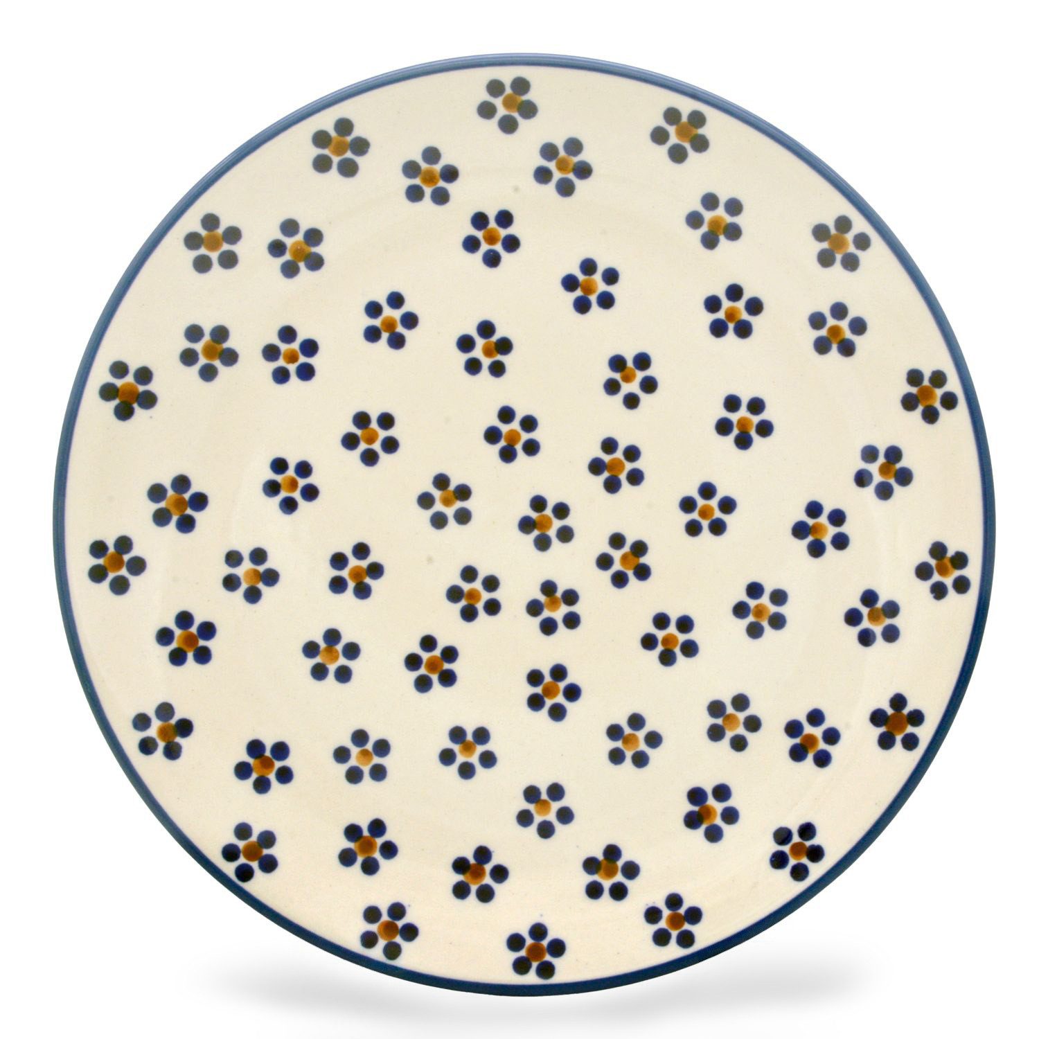 Bunzlauer Keramik Manufaktura Frühstücksteller 21,5 cm, auch für Kuchen oder für Desserts