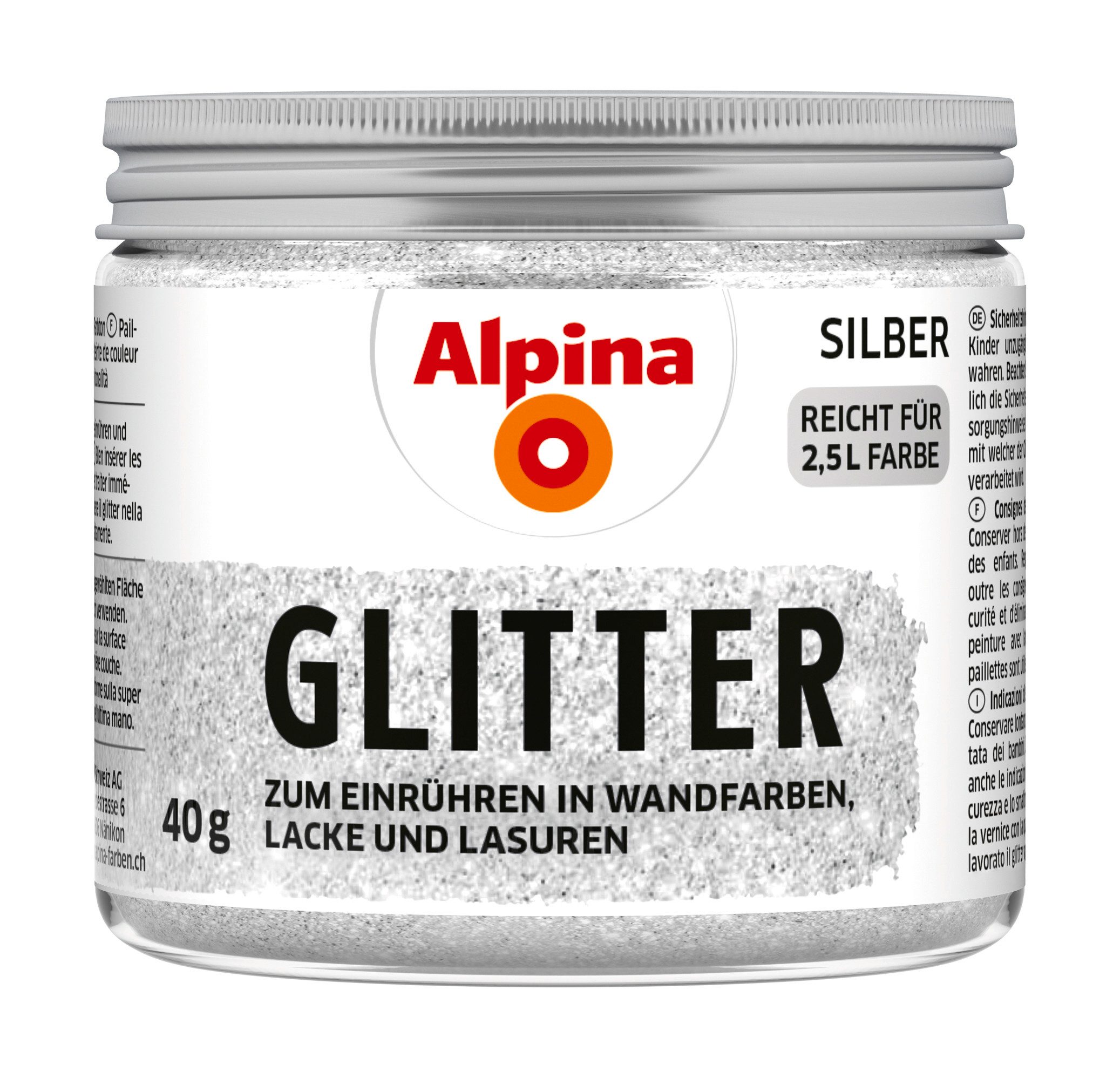 Alpina Effekt-Zusatz Kreativ Glitter 40g