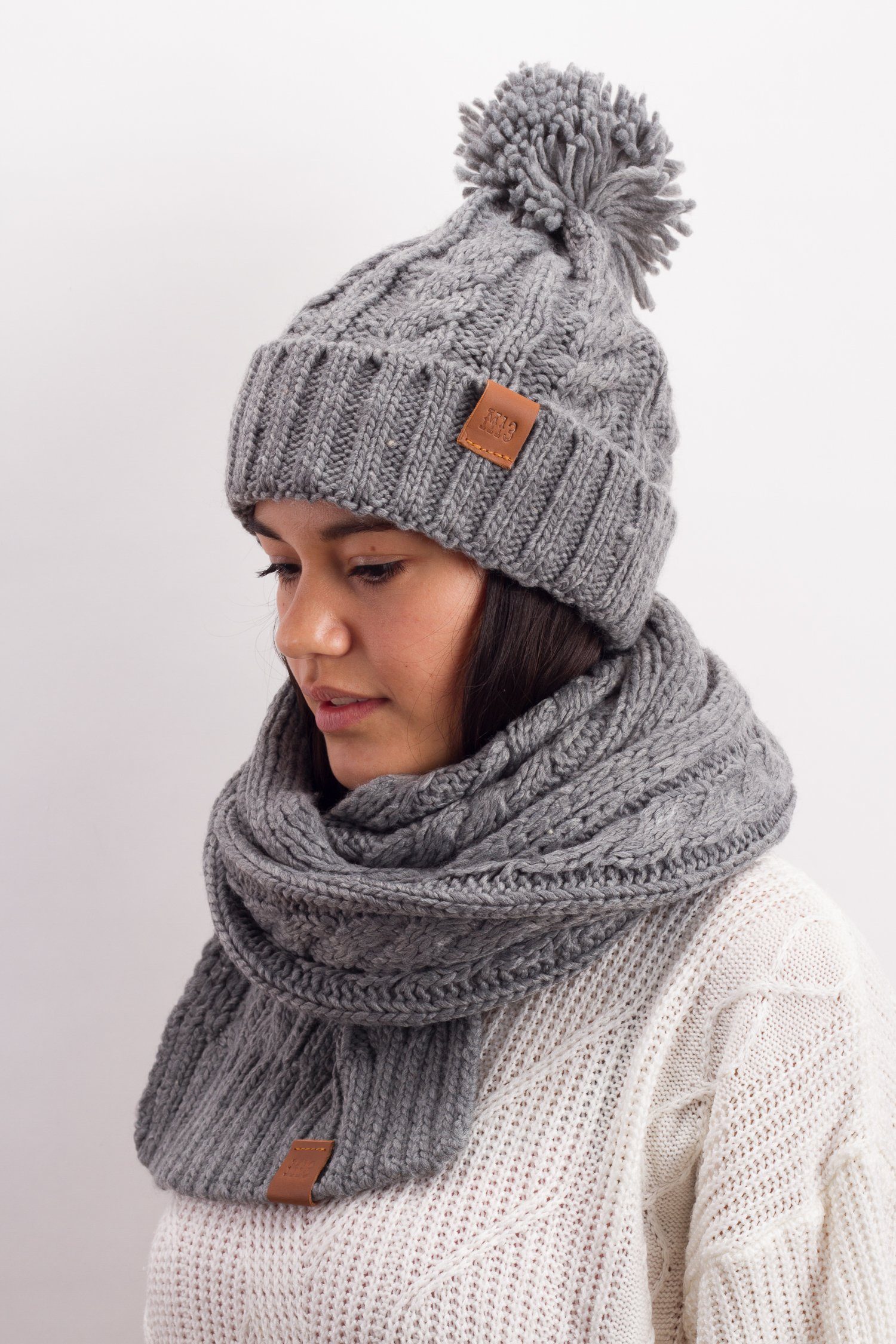 Manufaktur13 Mütze & Schal »Knit Winter Set - Schal& Mütze, 2-teiliges  Kombiset aus Strickschal« online kaufen | OTTO