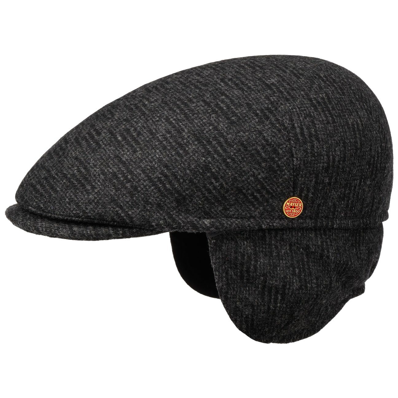 Mayser Flat Cap (1-St) Schirmmütze mit Schirm, Made in the EU