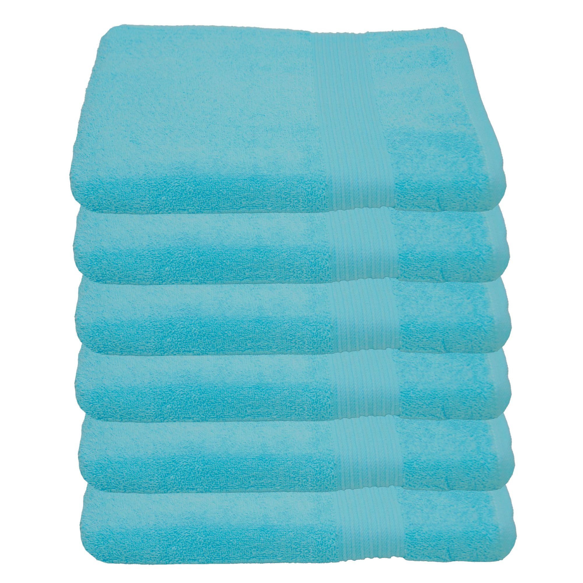 Julie Julsen Handtücher 6-Handtücher-Babyblau-Handtuch 50 x günstig online kaufen