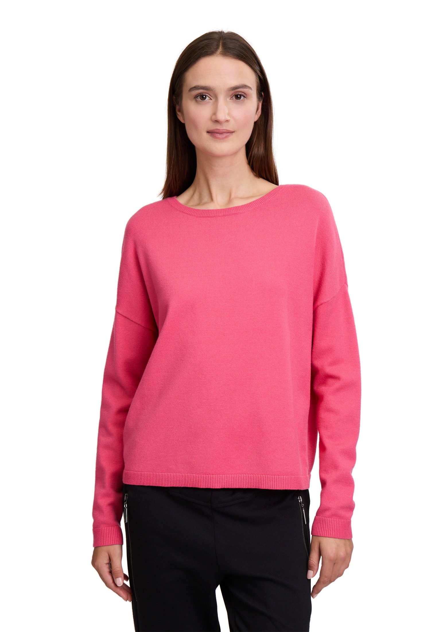 Strickpullover Cartoon Strickpullover mit Rundhalsausschnitt