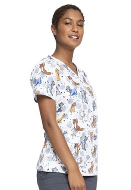 Cherokee Funktionsbluse Bunt bedruckter Damen Kasack "Cats and Dogs" Disney Kasack mit Motiv