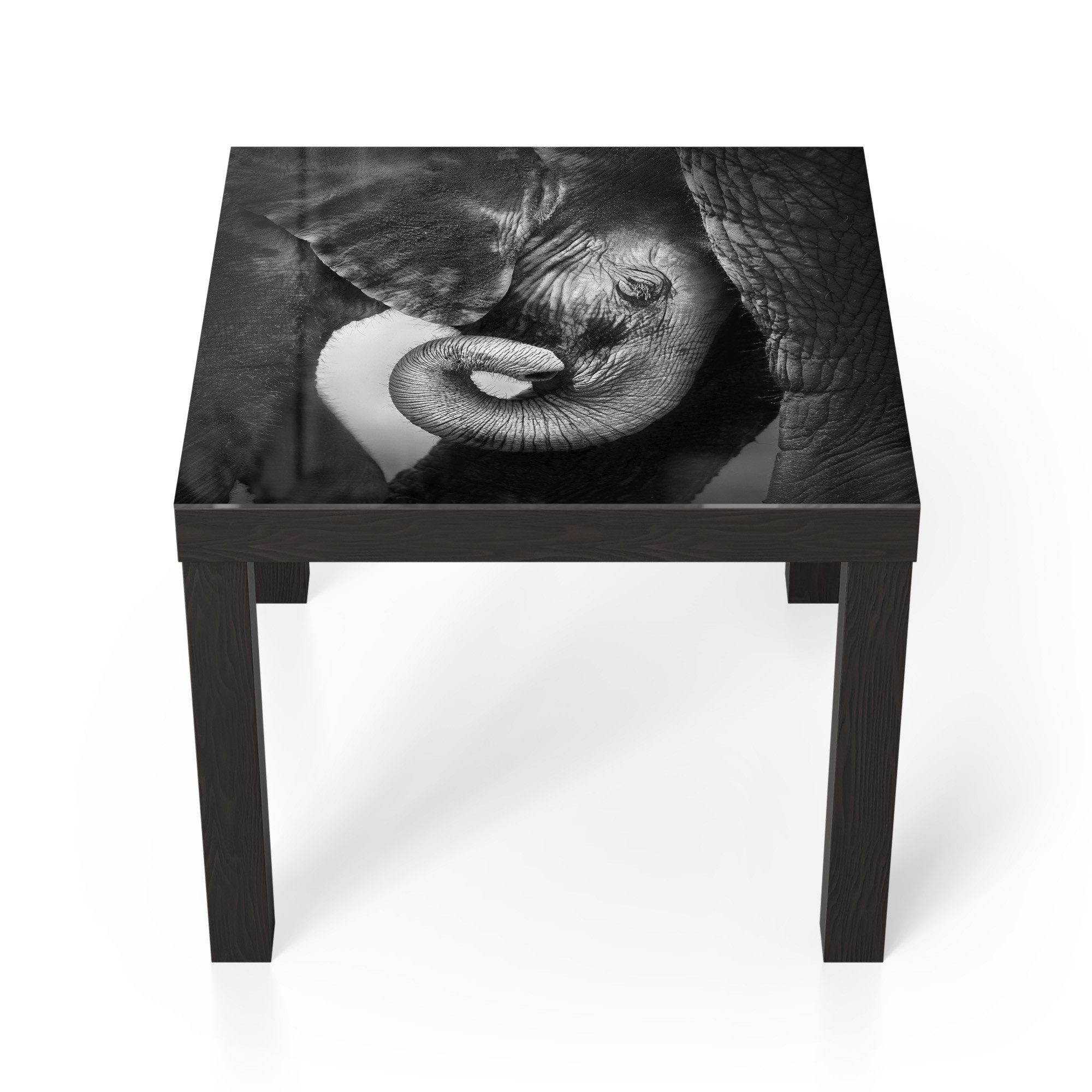 DEQORI Couchtisch 'Weiser Blick', Glas Beistelltisch Glastisch modern