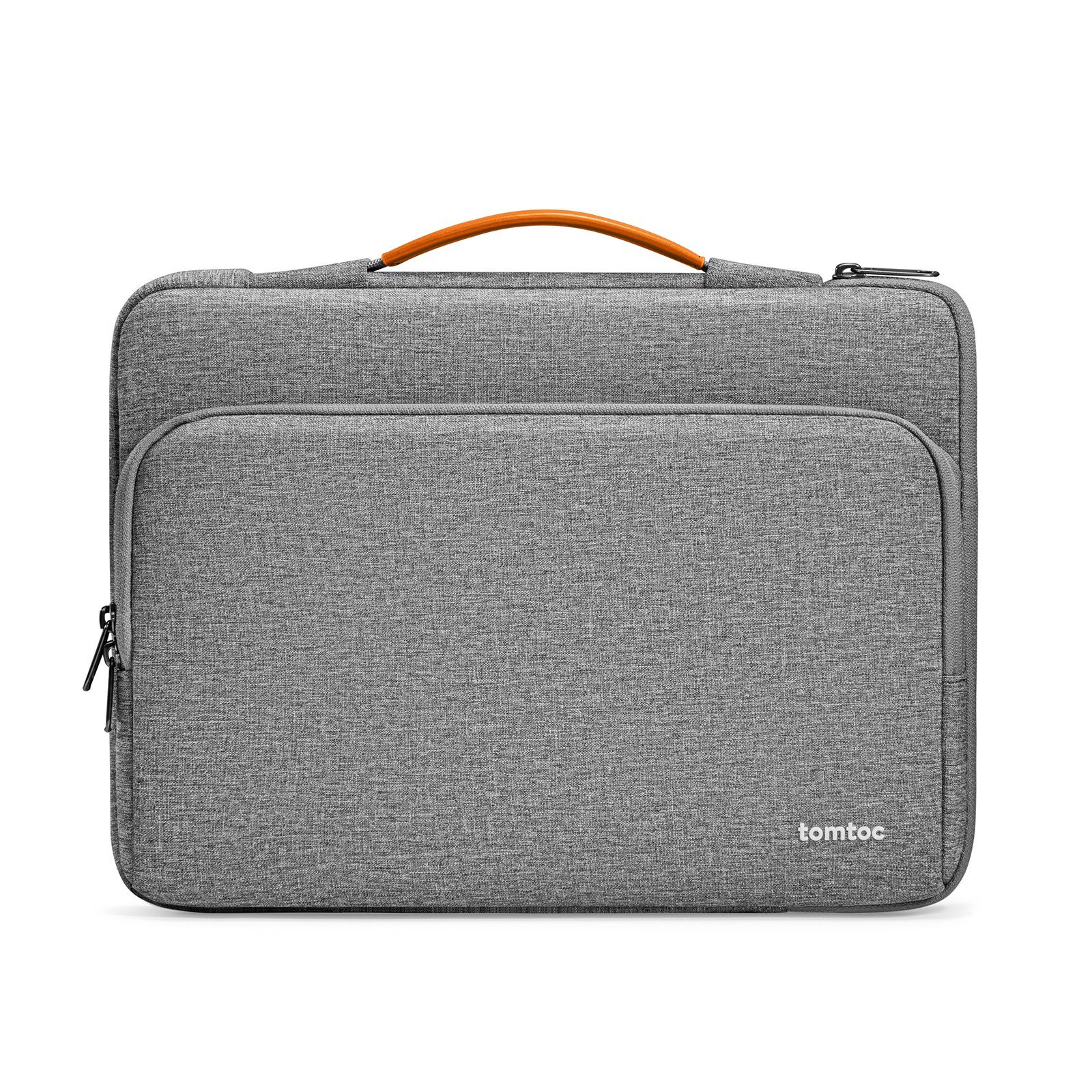 tomtoc Laptoptasche Tasche für 14 Zoll Neu MacBook Pro M2/M1 Pro/Max A2779 A2442 2023-2021, Schutz nach US-Militärstandard, Organisiertes Aufbewahrungssystem Rauchgrau