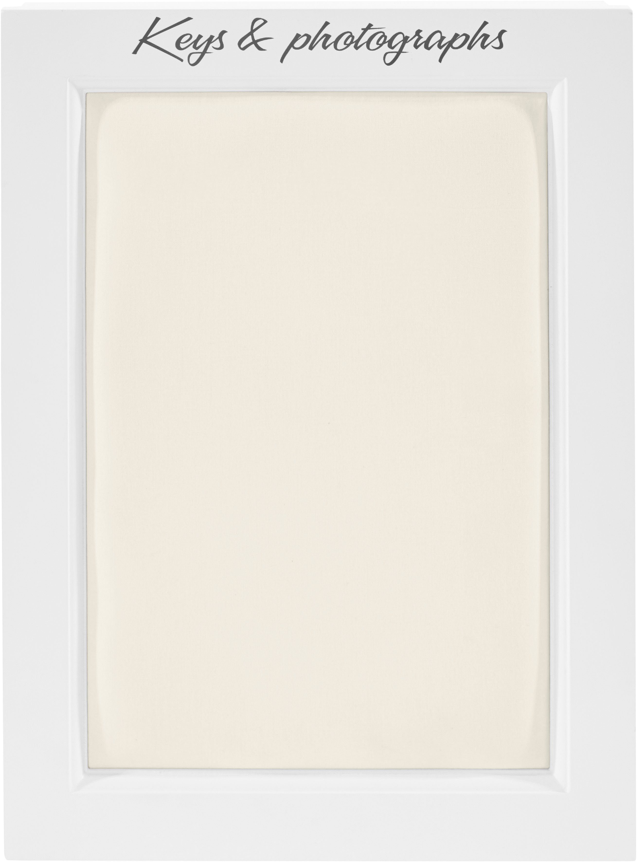 Home affaire Schlüsselkasten, mit Leinenkissen zum Anpinnen von Fotos und Notizen