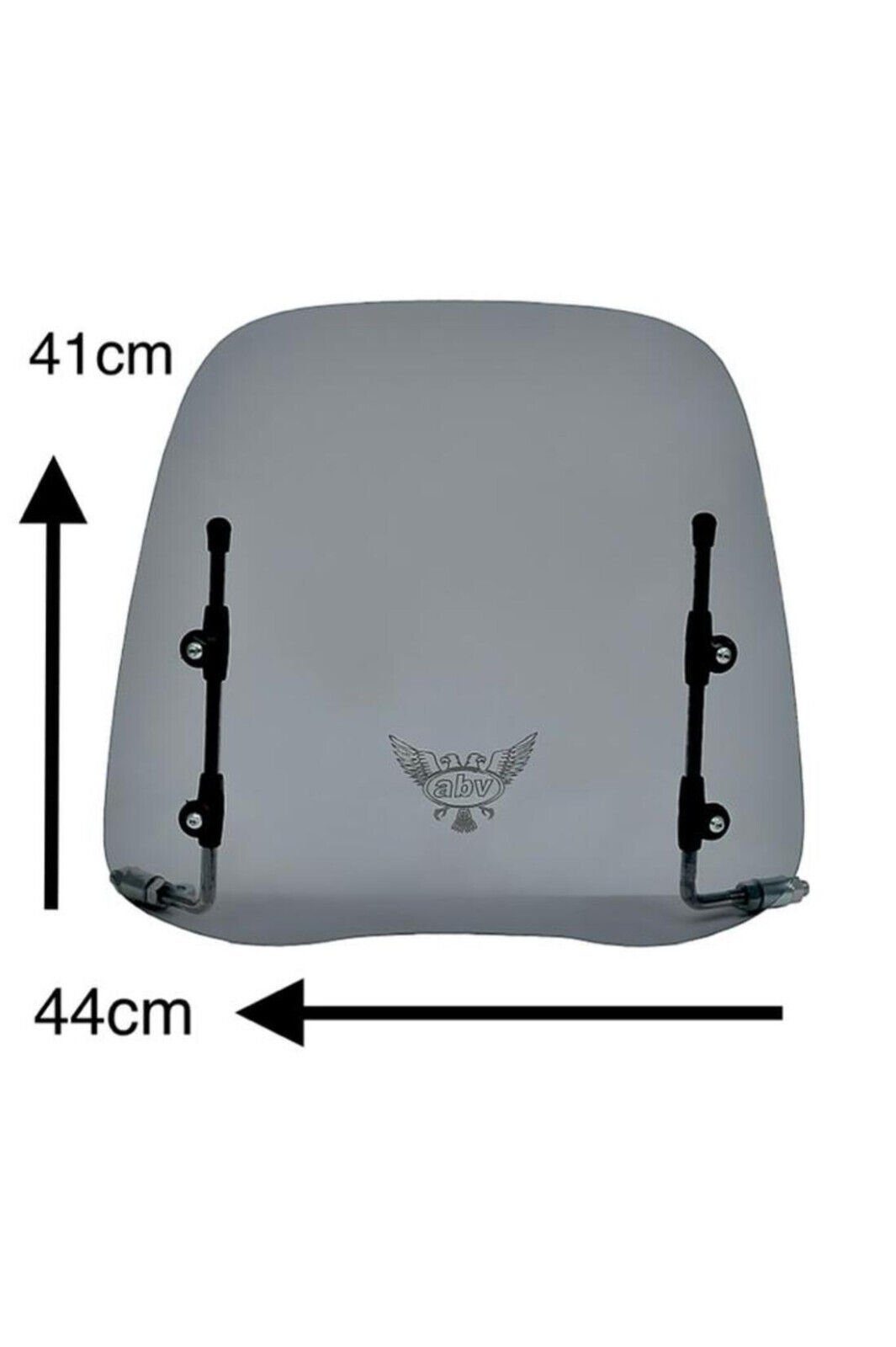 Uzman Fahrrad-Windschild Windschutzglas Windschild kurz Getönt Moped/Mofa (1-St)