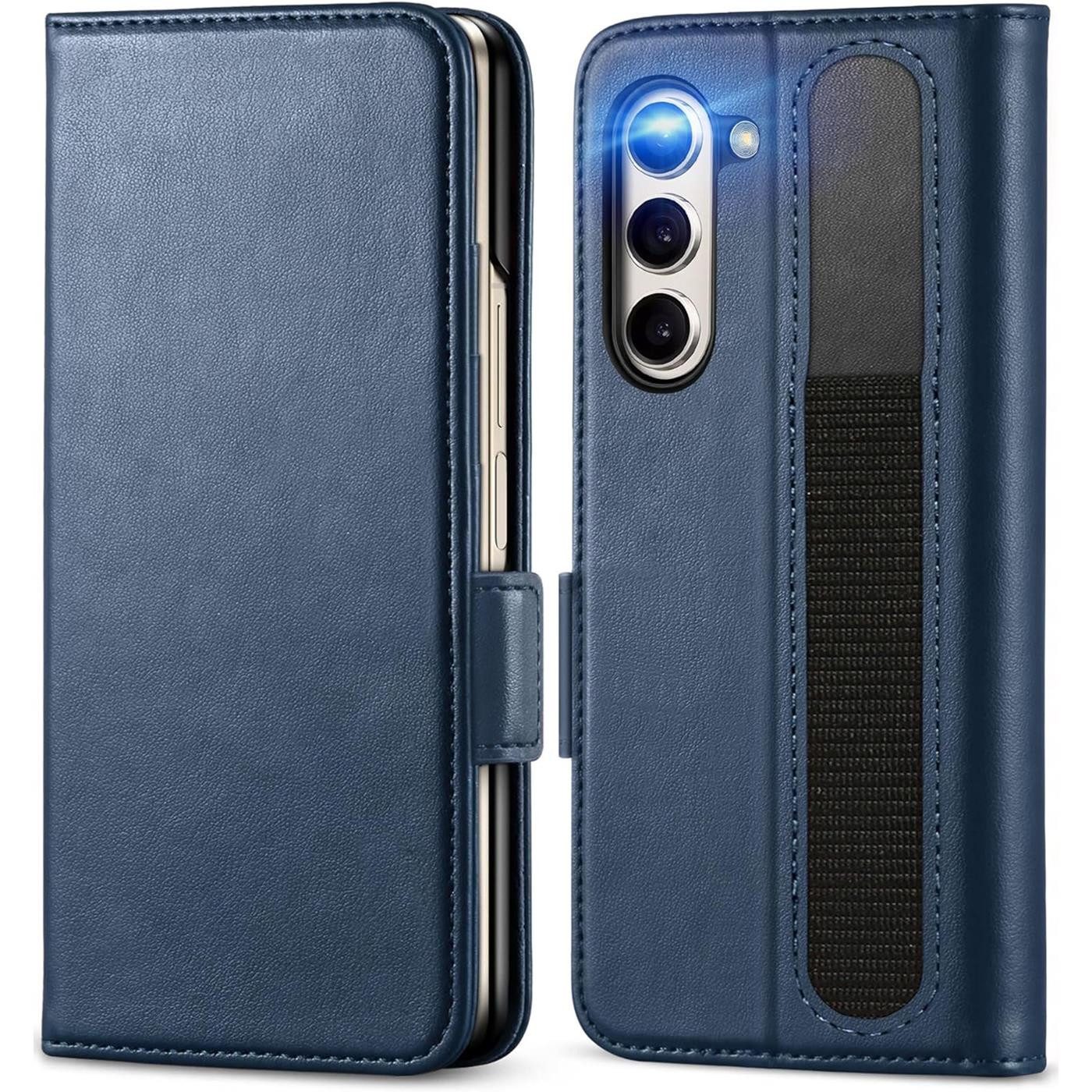 CoolGadget Handyhülle Wallet Klapptasche Cover Case für Samsung Galaxy Z FOLD 6 7,6 Zoll, Handy Tasche mit RFID Schutz Kartenfach Book Schutzhülle