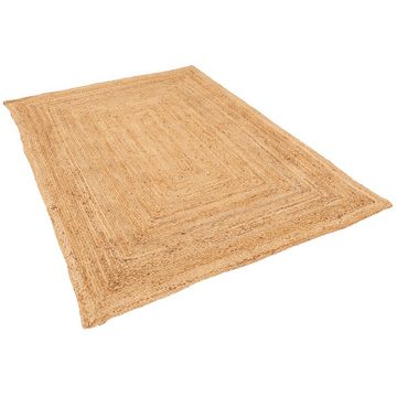 Sisalteppich Naturfaser Handgefertigt Jute Teppich Nele, Pergamon, Rechteckig, Höhe: 4 mm